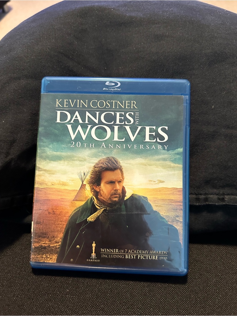 Dances with Wolves (Blu-ray) - Kevin Costner - Teal & Blue Cover